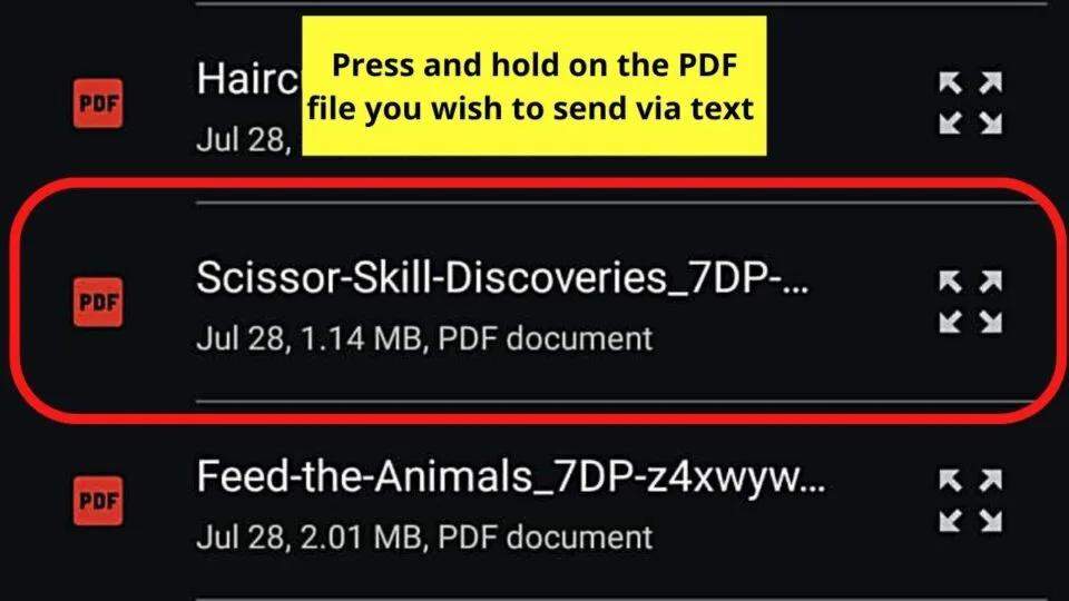 How To Send Pdf Through Text On Iphone Android Safest