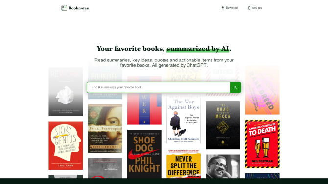 ai book summarizer