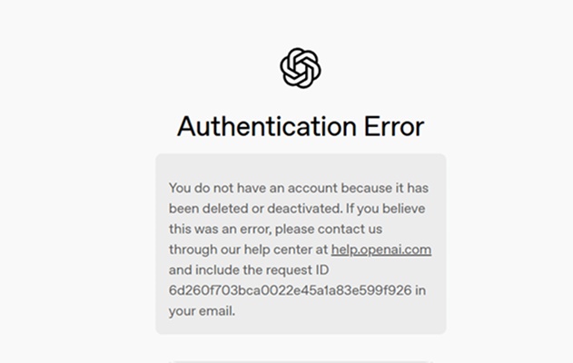 chatgpt authentication error 1