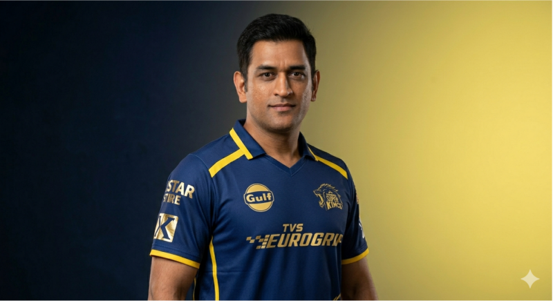 CSK Away Jersey Modern Portrait