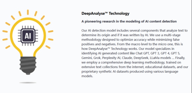 deepanalyse technology introduction