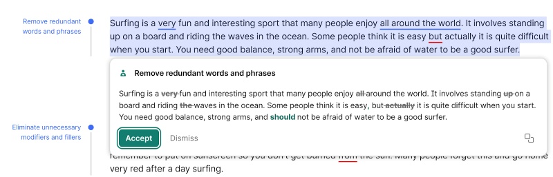 grammarly humanizer step three
