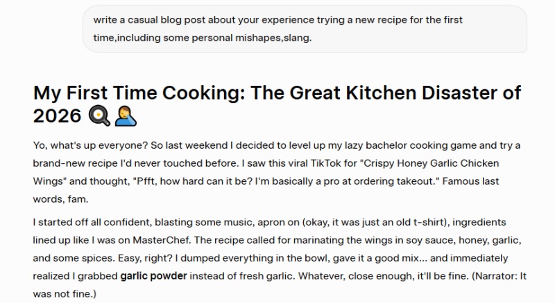 grok ai generate blog