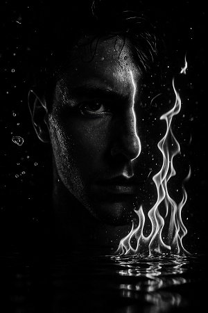 Half-Face Submerged Drama Portraits