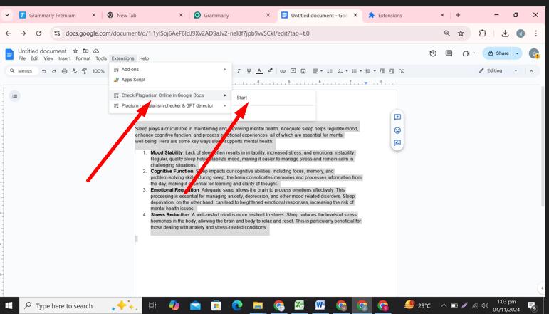 how to check for plagiarism in google docs 5