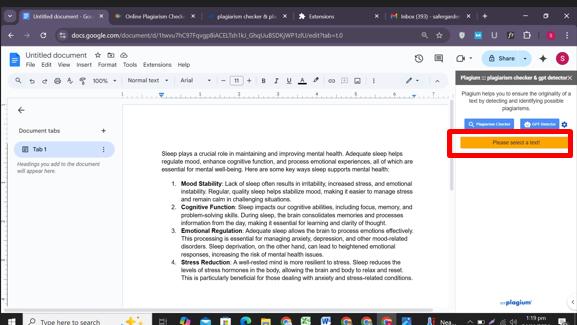 how to check for plagiarism in google docs 6