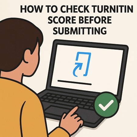 how to check turnitin score before submitting