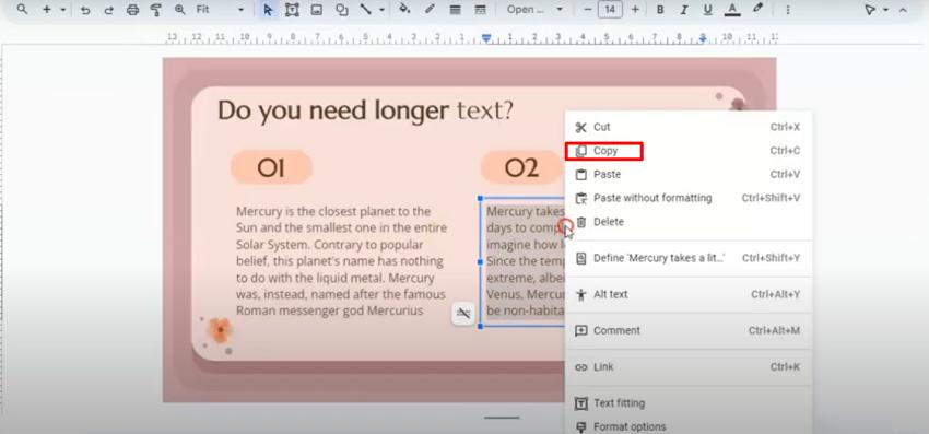 how to check word count on google slides 2