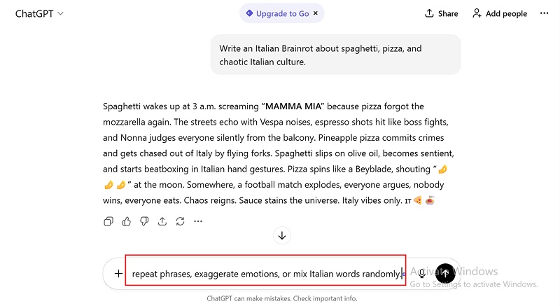 how to make italian brainrot with chatgpt 4