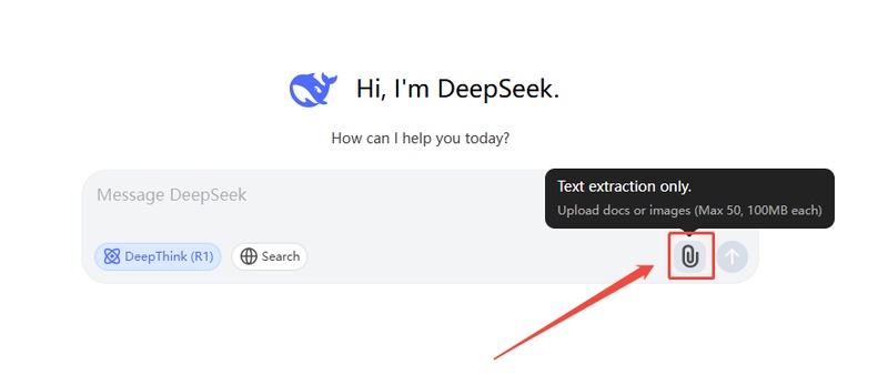 how to upload files on deepseek 1
