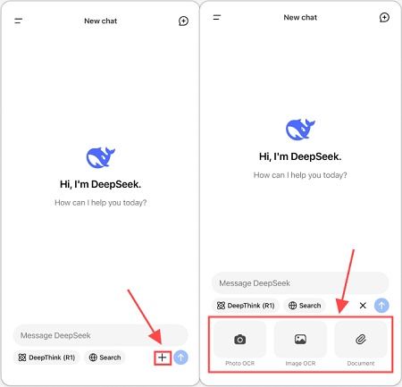 how to upload files on deepseek 3