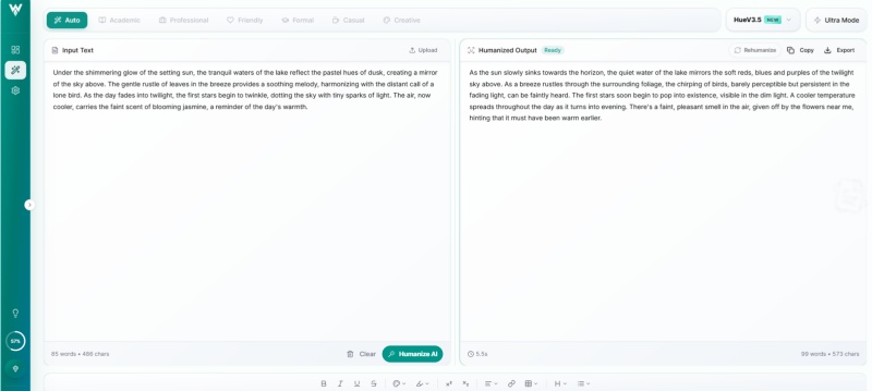 huewrite dashboard