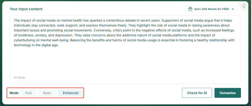 humanizer org rewrite mode