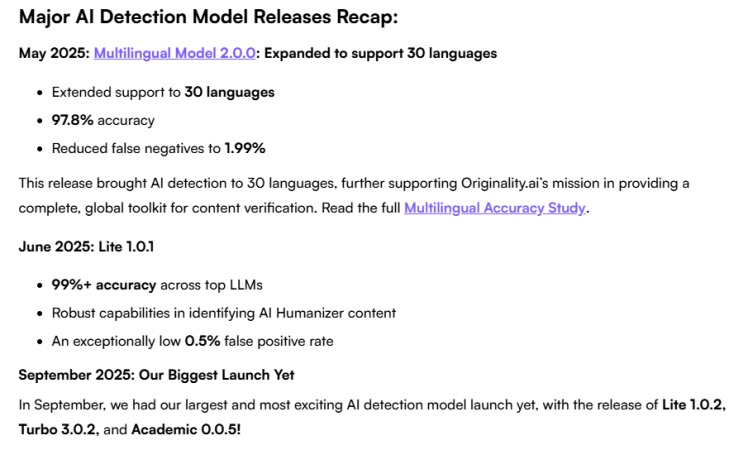 originality.ai updates