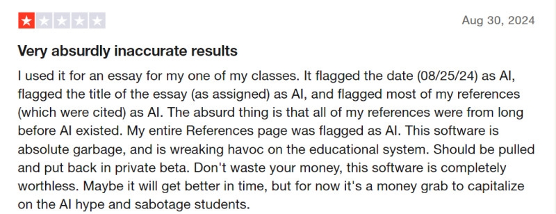 phrasly ai negative comment