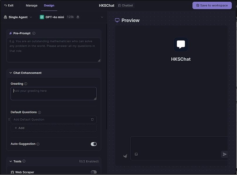 select tool you want to add