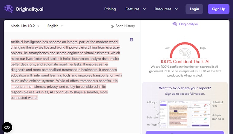 Sidekicker AI VS Originality AI