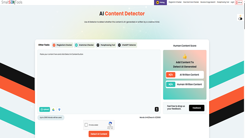 smallseotools interface