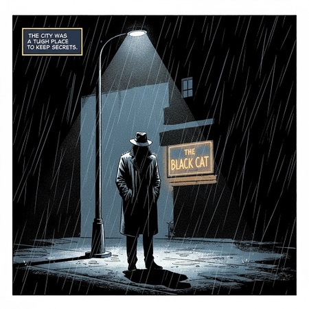 storytelling panels and comic scenes