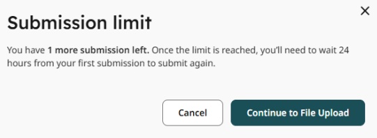 submission limit