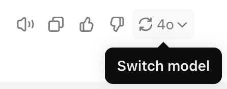 switch chatgpt model