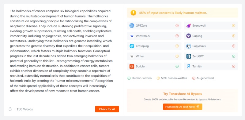 tenorshare ai detection