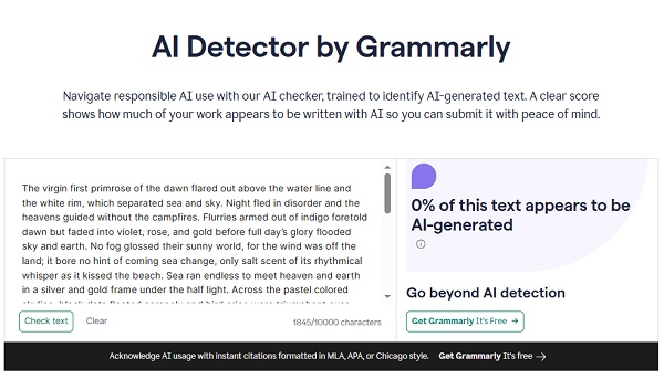 tenorshare ai detector score