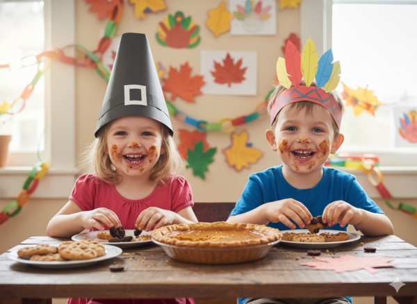 thanksgiving kids pumpkin pie