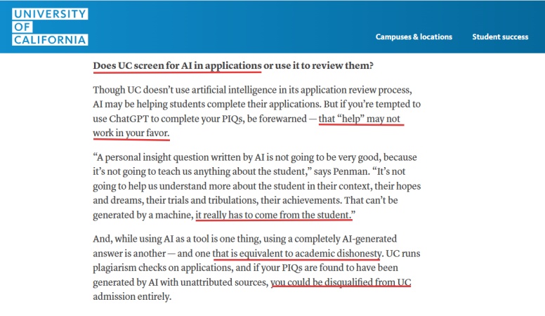uc official opinions
