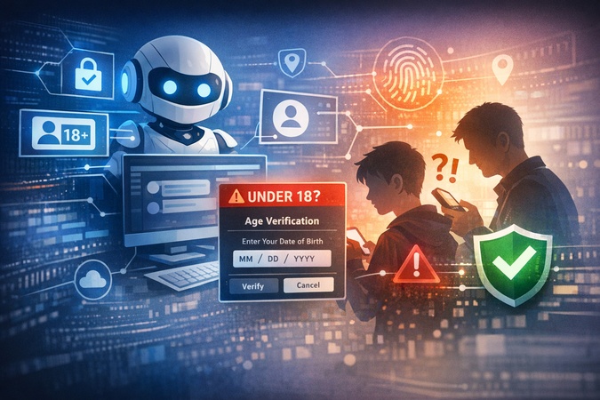 what does Character AI age verification do