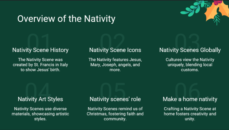 nativity scene