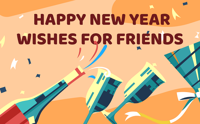 happy new year friendship message