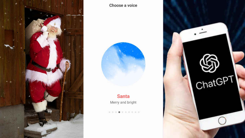 use santa claus's voice in chatgpt
