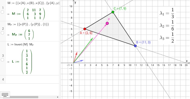GeoGebra CAS calculator