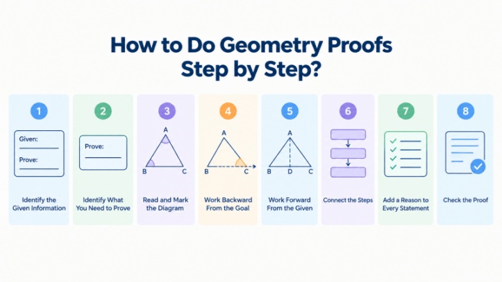 How to Do Geometry Proofs Step by Step