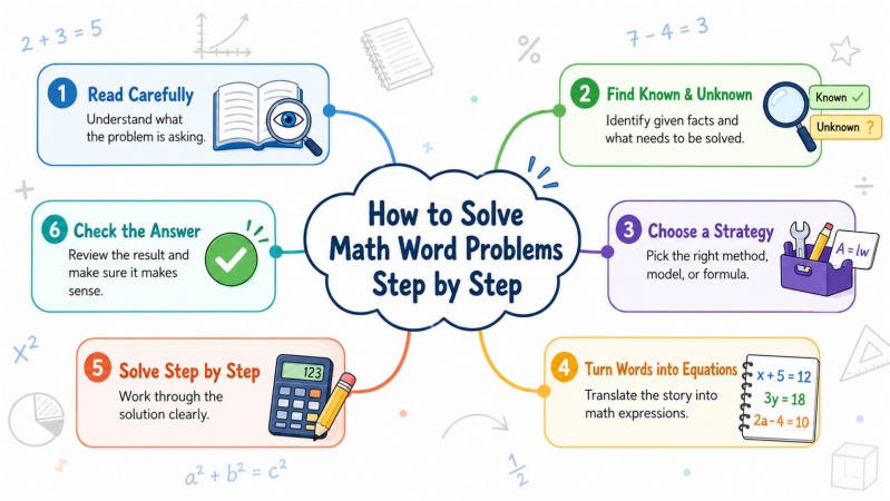 How to Solve Math Word Problems Step by Step