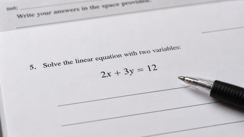 Linear Equations With Two Variables