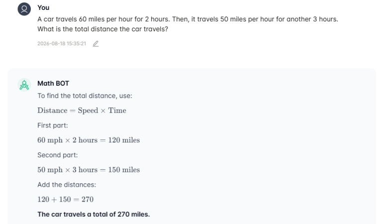 math bot workflow