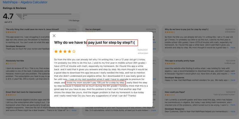 MathPapa User Review 2