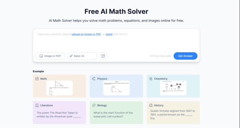 NoteGPT AI Math Solver overview