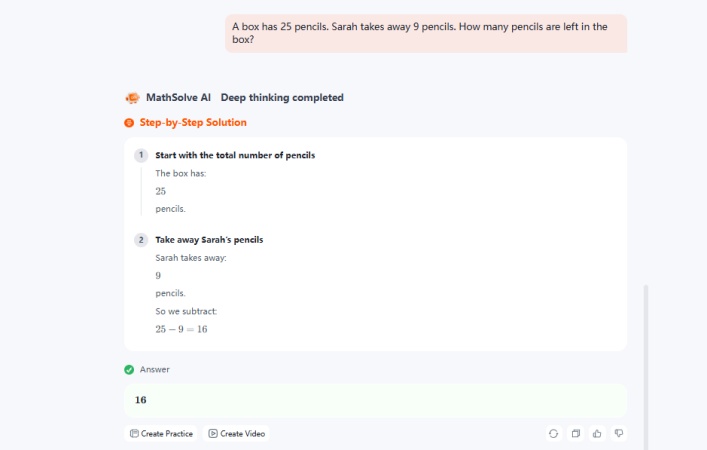 step 2 of using tenorshare ai math