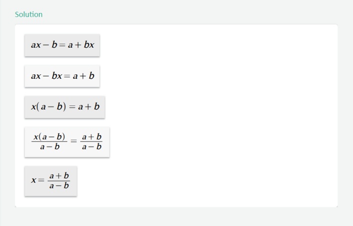 step 3 of using quickmath