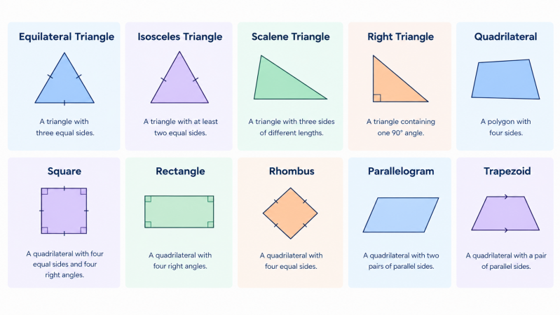 triangles and quadrilaterals