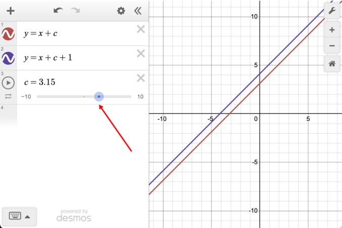 Use Sliders for Unknown Constants