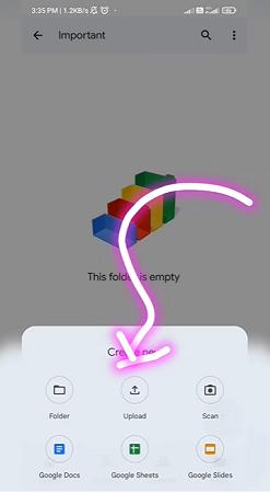 how to upload pdf to google drive 9