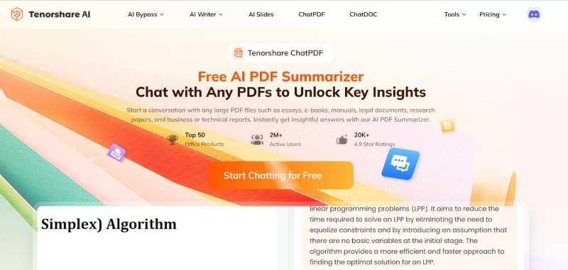 tenorshare ai chatpdf