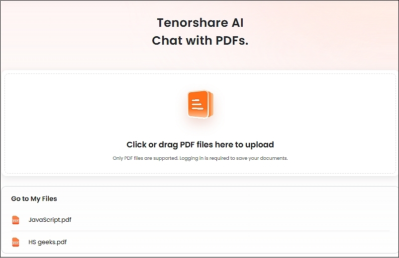 upload pdf files