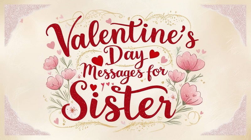 happy valentines day sister messages