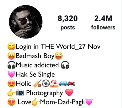 Bad Boy Bio for Instagram
