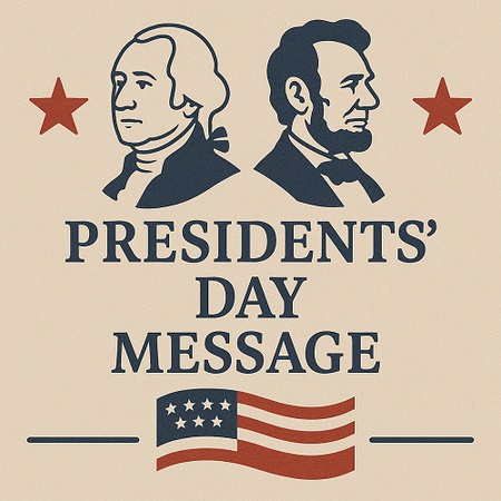 Presidents Day Message